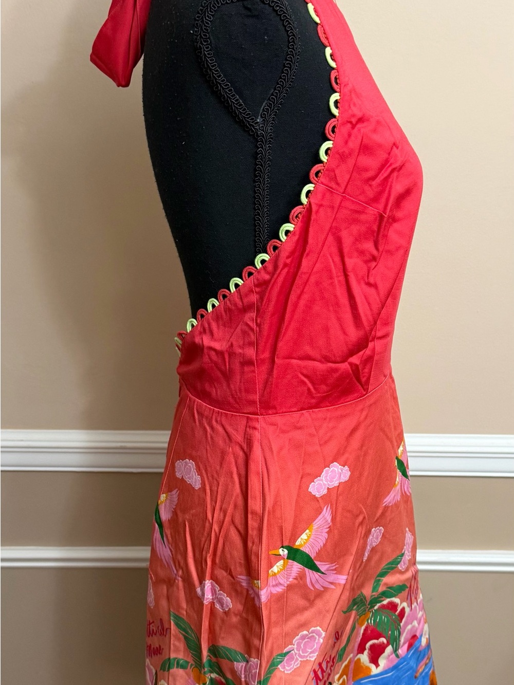 Alden Adair Millie Dress Paradise Print Small NWT - Picture 10 of 14